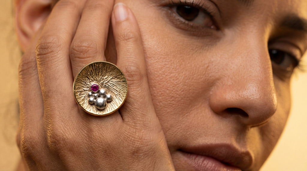 Bin Assaf BA-R-028-1 — Handmade Sterling Silver .925 Ring