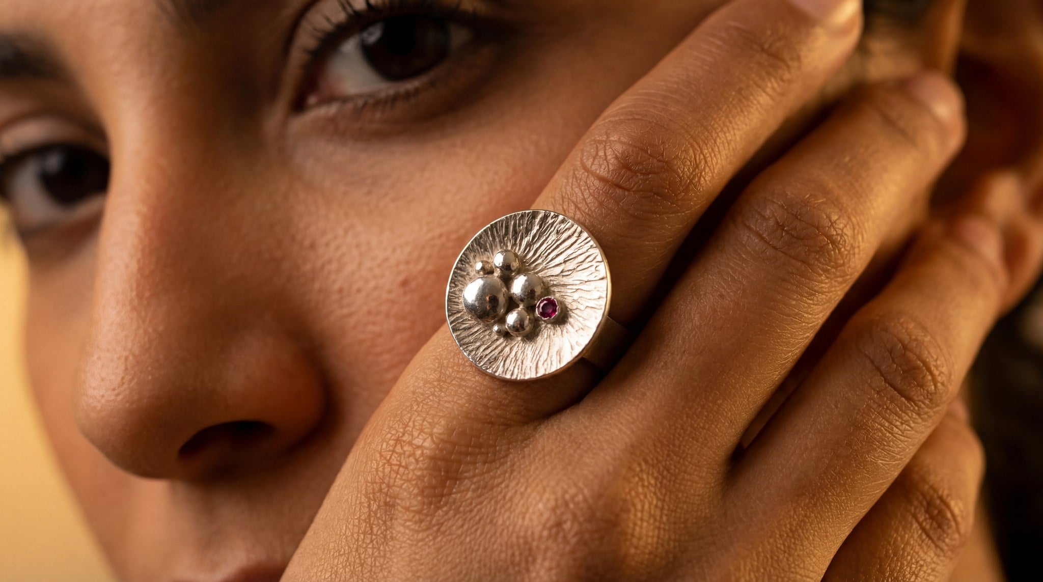 Bin Assaf BA-R-028-1 — Handmade Sterling Silver .925 Ring