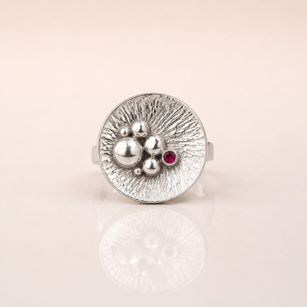 Bin Assaf BA-R-028-1 — Handmade Sterling Silver .925 Ring