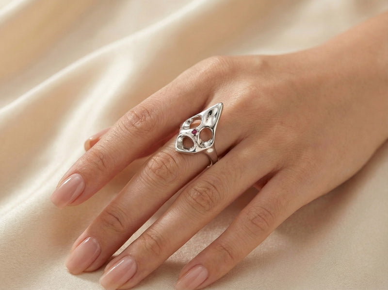 Bin Assaf Ghost — Handmade Sterling Silver .925 Ring