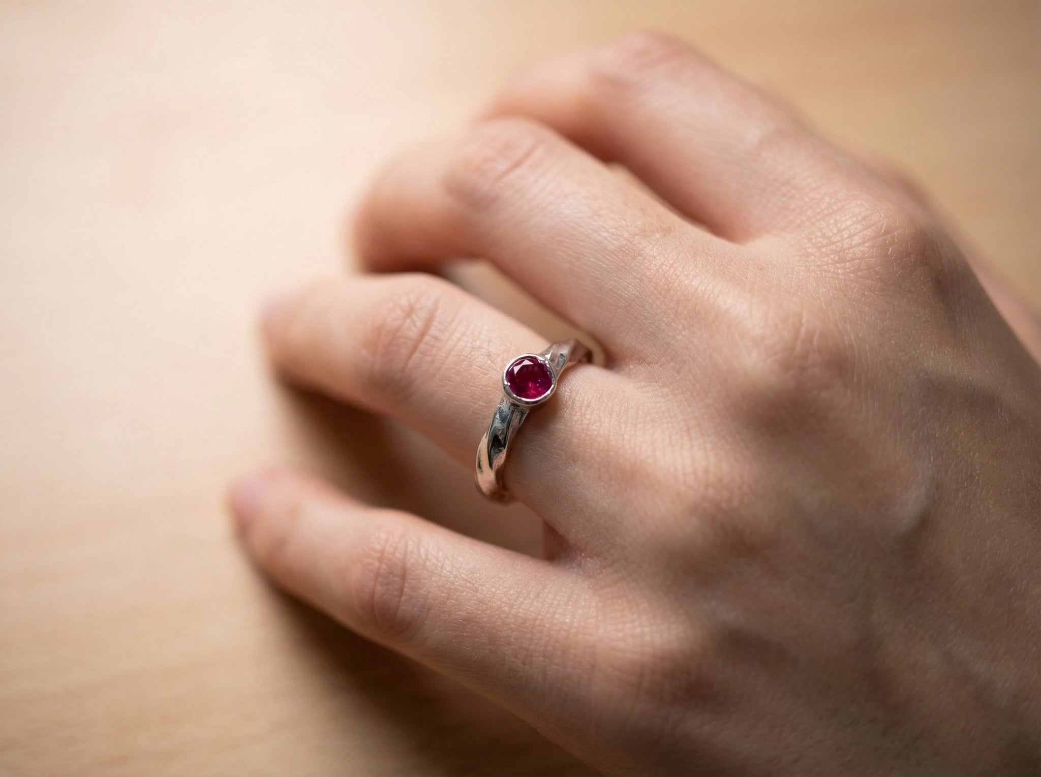 Bin Assaf BA-R-038 — Handmade Sterling Silver .925 Ring